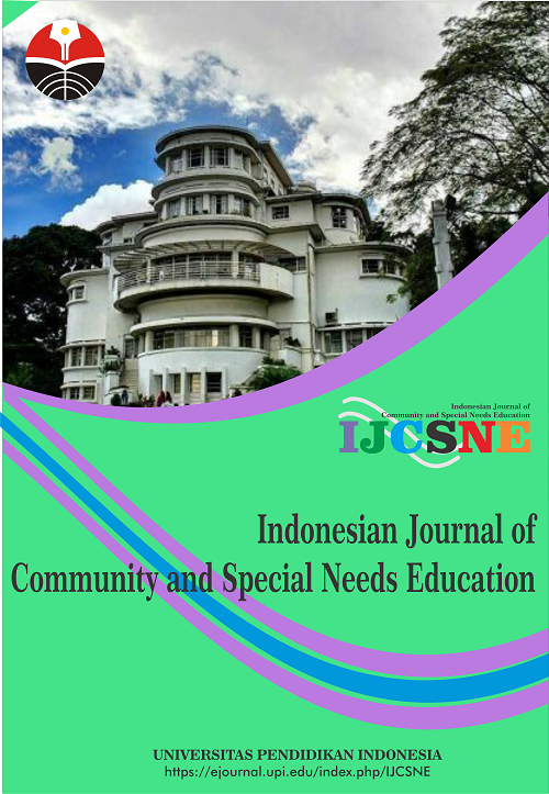 Cover - Indonesian Journal of Community and Special Needs Education